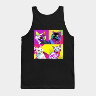 LaPerm Pop Art - Cat Lover Gift Tank Top